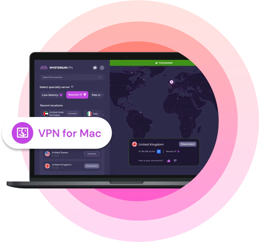 VPN for Mac illustration